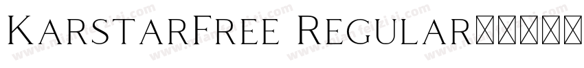 KarstarFree Regular字体转换